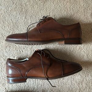Like new Florsheim brown dress shoe size 12 magnani Thursday boot co